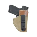 DeSantis Gunhide SOF-TUCK IWB Holster Left Hand HK VP9SK, Springfield XDE, XD9, XD40 Subcompact Leather Natural - DeSantis Holsters
