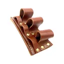 Hunter 3 Slot Rotary Magazine Pouch Ruger 10/22 Leather Tan - Hunter