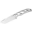 Boker Knives Superlight Tanto Fixed Blade Knife 2.87" Tanto Point D2 Satin Blade Steel Handle Steel Stonewash - Boker