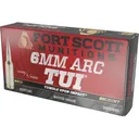 Fort Scott Munitions TUI 6mm ARC Ammo 90 Grain Solid Lead Free Box of 20 - Fort Scott Munitions