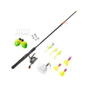 Zebco 33 Micro Trigger 6'6" 2pc Mr. Crappie Underspin Spincast Combo Kit - Zebco
