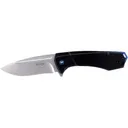 Buck Knives 713 Ruckus Pocket Knife 3.5" Drop Point D2 Stonewashed Blade Aluminum Handle Black - Buck Knives