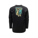 Grundens Men's Bass Popper Tech T Shirt Black Medium - Grundens