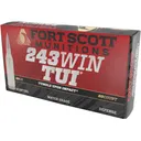 Fort Scott Munitions TUI 243 Winchester Ammo 58 Grain Solid Lead Free Box of 20 - Fort Scott Munitions