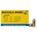 Buffalo Bore 45 GAP Ammo 185 Grain Jacketed Hollow Point Box of 20 - Buffalo Bore Ammunition