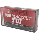 Fort Scott Munitions TUI 300 AAC Blackout (7.62x35mm) Ammo 115 Grain Solid Lead Free Box of 20 - Fort Scott Munitions
