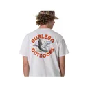 Burlebo Men's Old School Duck Hunt Short Sleeve T Shirt Oatmeal Large - Burlebo