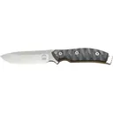 White River Knives GTI 4.5 Fixed Blade Knife 4.5" Drop Point CPM S35VN Stonewashed Blade Micarta Handle Gray - White River Knives