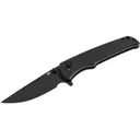 Boker Knives Blackjay Pocket Knife 3.54" Drop Point 440A Black PVD Blade G-10 Handle Black - Boker