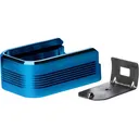 Mec-Gar Plus-2 Set Magazine Floor Plate for Plastic Floorplate Mags Anodized Blue - Mec-Gar