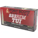Fort Scott Munitions TUI 223 Remington Ammo 40 Grain Solid Lead Free Box of 20 - Fort Scott Munitions
