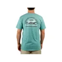 AFTCO Men's Skipping T Shirt Aquifer Heather Medium - Aftco