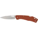 Gerber LST Pocket Knife 2.5" Drop Point 440A Stonewashed Blade Glass Filled Nylon Handle Burnt Orange - Gerber