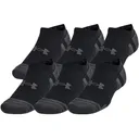 Under Armour Men's Performance Tech No Show Socks Black Medium - Under Armour