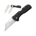 Cold Steel Click N Cut Pocket Knife 2.75" Utility 420J2 Satin Blade ABS Polymer Handle Black - Cold Steel