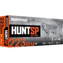 Ammo Inc. Hunt SP 223 Remington Ammo 55 Grain Jacketed Soft Point Box of 20 - Ammo Inc