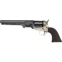Pietta 1851 Reb Nord Navy Deluxe Black Powder Revolver 44 Caliber 7.5" Blued Barrel Brass Frame Black Grip - Pietta