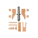 Traditions Old Ironsides Black Powder Cannon Kit 69 Caliber Steel Barrel Hardwood Carriage - Traditions Firearms
