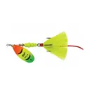 Mepps Aglia Dressed Inline Spinner 1/2oz Yellow Tail Hot Firetiger Blade - Mepps