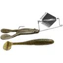 Strike King Skip'n Buzz Buzzbait 3/8oz Green Pumpkin Nickel - Strike King