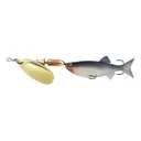 Mepps Comet Mino Inline Spinner 2 1/2" with Shad Mino Gold Blade 5/16 oz - Mepps