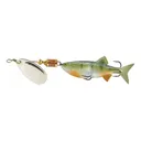 Mepps Comet Mino Inline Spinner 2 1/2" with Perch Mino Silver Blade 1/4 oz - Mepps