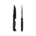 Toor Knives Krypteia S Fixed Blade Knife 4" Drop Point CPM-M4 Socom Black Blade G-10 Handle Black - Toor Knives