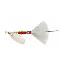 Mepps Aglia Dressed Inline Spinner 1/2oz White Tail Silver Blade - Mepps