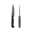 Toor Knives Krypteia S Fixed Blade Knife 4" Drop Point CPM-M4 Phantom Gray Blade G-10 Handle Black - Toor Knives