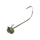 Owner Magnum Shaky Football Hd 8/0 1/2oz Shaky Head Jighead Green Pumpkin - Owner