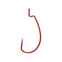 Gamakatsu Superline Extra Wide Gap Offset Worm Hook #3/0 Red 5PK - Gamakatsu