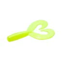 Zoom Fat Albert Twin Tail Grub Chartreuse Pearl - Zoom