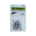 Quikset Weedless Crappie 1/8oz Round Ball Jighead Unpainted Bronze #1/0 Hook - Quikset