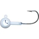 Crappie Magnet Eye Hole Round 1/64oz Jighead White - Crappie Magnet