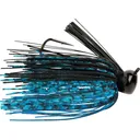 VMC Weedless Football Jig Black Blue 3/4 oz - Vmc