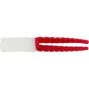 Crappie Magnet Grub White/Red - Crappie Magnet