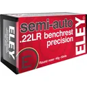 Eley Semi-Auto Benchrest Precision 22LR Ammo 40 Grain Round Nose Case of 5000 (100 Boxes of 50) - Eley
