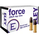 Eley Force 22LR Ammo 42 Grain Round Nose Box of 500 (10 Boxes of 50) - Eley