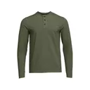Sitka Gear Men's Foothills Long Sleeve Henley Shirt Olive Green Medium - Sitka Gear