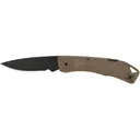 Gerber LST Ultra Pocket Knife 2.7" Drop Point 420HC Black Oxide Blade Glass Filled Nylon Handle Coyote - Gerber