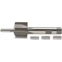 PTG 11-Degree Muzzle Crown Facing Tool with 25 to 284 Caliber 4 Pilot Set (.249, .256, .270, .276) - Ptg