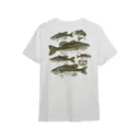 AFTCO Men's Brothers T Shirt White Large - AFTCO
