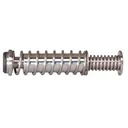 Glockstore Heavy Tungsten Recoil Spring Assembly for Glock 42 Stainless Steel Black Cap - Glockstore
