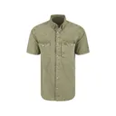 Drake Men's Cinco Ranch Acid Wash Shirt Oil Green Medium - Drake