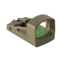 Shield Sights Mini Compact RMSc Reflex Red Dot Sight 4 MOA Dot Glass Lens Olive Green - Shield Sights