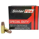 SinterFire Special Duty 10mm Auto Ammo 125 Grain Frangible Hollow Point Lead Free Case of 200 (10 Boxes of 20) - Sinterfire