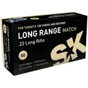 SK Long Range Match 22LR Ammo 40 Grain Round Nose Box of 500 (10 Boxes of 50) - SK