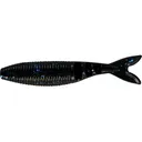 Yamamoto Zako Slim 3.5" Swimbait Black w/ Large Blue Flake - Yamamoto