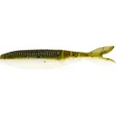 Yamamoto Zako Slim 3.5" Swimbait Green Pumpkin W/Black/White - Yamamoto