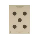 NRA Official Air Rifle Target AR-5/5 10 Meter Air Rifle Paper 100PK - Nra